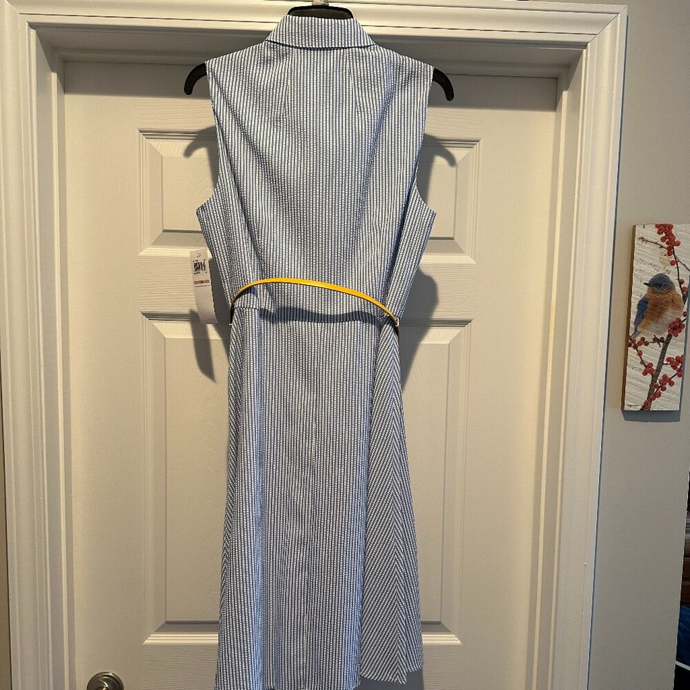 London Times Seersucker sleeveless dress - Picture 2 of 2